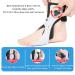 Foot Drop Orthotic Brace | Adjustable Ankle Splint for Sprained Ankle Support - Inflatable Stabilizer (Left S - Buy Online on GoSupps.com