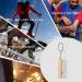 Solid Brass Bear Bells and Emergency Whistle Set for Hiking - Includes Carabiner for Survival Activities - Buy Online on GoSupps.com