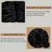 RedJoe 22 Momme 100% Mulberry Silk Bonnet Hair Wrap Sleep Cap with Adjustable Scrunchies - Elastic Stay On Head - Black - Buy Online on GoSupps.com