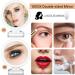 Portable 1X/10X Magnifying Makeup Mirror with Light | LED Travel Mirror with 3 Color Lighting | Dimmable Round Vanity Mirror - White - Buy Online on GoSupps.com