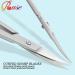 ROUSE Professional Curved Cuticle Scissors for Nails, Cuticles, Eyebrows, and Beard - Extra Fine Precision Manicure/Pedicure Scissors - Buy Online on GoSupps.com