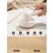 Rechargeable Fabric Shaver | Electric Lint Remover with LED Display & 6 Blades - Perfect for Sweaters Clothes Couch & Curtains - White - Buy Online on GoSupps.com