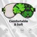 Buy SSIMOO St Patricks Day Leaves Sleep Mask - Adjustable Breathable & Fashionable Eye Mask for Comfortable Sleep - International Shipping Available - Buy Online on GoSupps.com