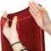 One Piece Wire In Hair Extensions - No Clip No Glue - Invisible Extension Straight Hairpiece String Heat-Resistant For Women Ladies 20" Inch/50CM Dark Red  - Buy Online on GoSupps.com