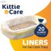 Pack of 20 XL Kittie Care Cat Litter Liners for Extra Large Box - Buy Online on GoSupps.com