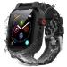YOGRE Apple Watch 42mm Series 3 Series 2 Case, Waterproof Case Built-in Screen Protector with 360 Full Body Protective, Dustproof Case Cover for iwatch 42mm Series 3 Series 2 Black