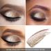 Anglicolor Eyeshadow Glitter Eyeshadow Shimmer Eye Shadow Liquid Eyeshadow Glitter Liquid Eye Shadow Sparkling Eye Makeup Tool Best Gift For Women Girls (10#Coffee) - Buy Online on GoSupps.com