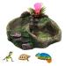 Reptile Food Bowl Resin Durable Reptile Feeding Bowl Reptile Food Water Bowl for Snake Frogs Gecko Tortoise Lizard Chameleon 02
