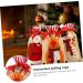 KOMBIUDA Party Snack Pouch 3 Pcs Christmas Storage Bag Candy Bags Holiday Treats Pouch Christmas Drawstring Bag Christmas Bag 30X18CM Assorted Color - Buy Online on GoSupps.com