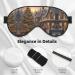 Merry Christmas Unisex Sleep Eye Mask | Soft Comfort Eye Shade for Travel Yoga & Shift Work - Buy Online on GoSupps.com