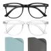 2 pieces of anti-blue light glasses for men and women anti-folding and blue light-blocking glasses to play and read reduce visual fatigue and block the radiation of devices