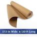 Brown Kraft Paper Roll 17.5 in x 1320 in (110 ft) Made in The USA - Brown Paper Roll - Brown Wrapping Paper Roll - Brown Craft Paper Roll - Roll of Paper - Kraft Wrapping Paper  Shipping Paper - Buy Online on GoSupps.com