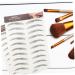 Mipcase 24 Pcs Eyebrow Stickers Make up Kit Hair Like Eyebrows Brown Temporary Brow Tattoos Post 3d Bionic - Buy Online on GoSupps.com