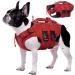 Kuoser dogs for small agents Large dogs adjustable & ripstop Dogs Lifeguard vest with lifeguard high swimming capacity pet lifesaver puppy swimming suits for beach red xs xs red