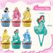 NIAYOU 24 Pcs Princess Cupcake Toppers Princess Themed Cake Decorations Cartoon Happy Birthday Cupcake Toppers for Boys Girls Kids Birthday Party Supplies - Buy Online on GoSupps.com
