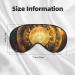 Shop Bronze Century Gears Clock Soft Sleep Eye Mask | Breathable Female Eye Patch for Travel & Relaxation - Buy Online on GoSupps.com