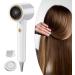 MERIGLARE Portable Hair Dryer Ionic Blow Dryer with Diffuser Powerful Home Salon Traveling Use 2400W Lightweight Styling Tool Fast Dry white - Buy Online on GoSupps.com