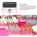 Nail Drill Bits Holder Drop Resistant Multi Hole Nail Drill Bits Stand Displayer Organizer Container (Silver) - Buy Online on GoSupps.com