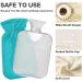 Teal Hot Water Bottle with Cover - 1L Pain Relief Water Bag for Adults | International Shipping Available - Buy Online on GoSupps.com