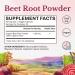 Vitalitown Beet Root Capsules 1300 mg with Organic Beet Root Natural Nitric Oxide Booster Superfood for Healthy Heart & Energy Levels High Potency Supplement 60 Vegan Capsules Non-GMO - Buy Online on GoSupps.com