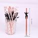 36Pcs Bachelorette Party Decorations Straws Stripper Pole Dancing Men Confetti Straws Party Paper Straws for Bachelorette Decorations Bridal Shower Favors Supplies (Rose Gold) - Buy Online on GoSupps.com
