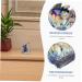 PLAFOPE House Ornaments Crystal Cluster Gem Ornament Decor for Table Crystal Decoration Unique Crystal Cluster Energy Colorful 4.00X3.00X3.00CM - Buy Online on GoSupps.com