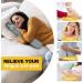 Extra Long 2L Hot Water Bottle with Plush Cover - 72cm Rubber Bottle for Pain Relief & Winter Warmth - Grey - Buy Online on GoSupps.com