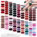 WOKOTO 16 Sheets Solid Gel Nail Wraps Nail Polish Stickers Gel Nail Strips Full Nail Stickers for Women Self Adhesive Nail Decals Nail Polish Strips for Nail Art Stickers Nails Gel Stickers for Girls KIT2