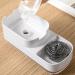 Dish Liquid Dispenser Sponge Holder with Dishwashing Liquid Dispenser for Kitchen Space Saving 2 in 1 Kitchen Accessories for Sponge Wipes Brushes Dishwashing Balls Rags Edorco White - Buy Online on GoSupps.com