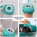 Bubble Brush for Dogs - Pet Shampoo Scrubber & Massager | Soft Silicone Bath Brush for Long & Short Haired Pets - Blue - Buy Online on GoSupps.com