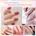 Nail Polish Set - Nude Color Nail Polishes - Quick Dry Nail Polish - Long Lasting Jelly Pink Glitter 6 Colors Nail Varnish - Natural Look Long Lasting Nail Varnish Gift Set DIY Manicure Home nude pink - Buy Online on GoSupps.com