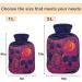 Naanle Skull & Roses Hot Water Bottle 2L Transparent Hand/Foot Warmer for Pain Relief & Heat Therapy Ideal for Cold Therapy & Comfort - Buy Online on GoSupps.com