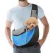 Pawaboo dog carrier bag dog bag adjustable carrying bag dog pet shoulder bag transport bag for pets dog wearing bags for walking outdoor travel - m light blue light blue m