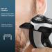 SweetLF Electric Razor for Men- New (Plus 3 Blades) IPX7 Waterproof Wet and Dry Use 120 Running Time Rechargeable Mens Electric Razor 2 Years Warranty (Black) Bright Black - Buy Online on GoSupps.com