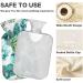 NAANLE Hot Water Bottle with Cactus Cover - 2L for Pain Relief Menstrual Cramps & Heat Therapy | Succulent Watercolor Design - Buy Online on GoSupps.com