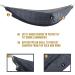 OneTigris Shield Cradle Pro Double Hammock Underquilt - Winter Camping Blanket for Adults & Kids - Lightweight & Warm Under Blanket for Backpacking, Travel, and Outdoor Activities - Shadow Gray - Buy Online on GoSupps.com