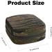 Camouflage Pattern Menstrual Cup Pouch & Sanitary Napkin Storage Bag - Large Capacity Travel Organizer - Buy Online on GoSupps.com