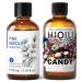 HIQILI 30ML Pine Needle Essential Oil & 30ML Candy Fragrance Oil for DIY Diffuser