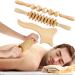3 Pieces Wood Therapy Massage Tools Maderoterapia Kit Lymphatic Drainage Tool Anti Cellulite Massager Maderoterapia Colombiana Body Muscle Pain Relief Fascia Massage Release Cellulite Sore Muscle