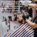 King Midas Barber Cape - Vintage Striped Hair Cutting Cape for Barbers | International Shipping - Buy Online on GoSupps.com