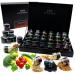 Hallingers BBQ Deluxe 24 Men's things - spice gift set handmade 24 BBQ spices from all over the world (set) - Mother's Day gift & gift ideas for Father's Day |New at home congratulations friendship genes