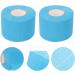 Baluue 5 Rolls Disposable Barber Paper Neck Strips Stretchy Paper Neck Bands Hairdressing Neck Paper Tissue Roll for Salon Haircut Coloring Perming Sky-Blue - Buy Online on GoSupps.com
