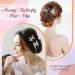 Elegant Tassel Butterfly Hair Clips - 4 Pcs Moving Antique Side Clips for Women and Girls - Silver - Buy Online on GoSupps.com