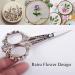 Vintage Stainless Steel Cuticle Embroidery Scissors - 2pc Set for Beauty Grooming and Manicure - Buy Online on GoSupps.com