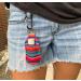 Hand Sanitizer Holder - 1 oz Travel Size Keychain Serape Tie Dye Design for Easy Attachment to Purse Backpack & Diaper Bag - Buy Online on GoSupps.com