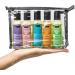 Kama Sutra Tranquility Kit: 5 Travel-Sized Massage Oils in Zippered Case - Buy Online on GoSupps.com