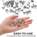 40PCS Locking Pin Backs - Flat Head Clasp for Brooches, Lapels, Badges, DIY Crafts - Buy Online on GoSupps.com