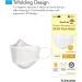 (Pack of 10) Premium 3D Disposable Kids KF94 Face Mask Age 5-15 | 4-Layer Filters | Individual Packs | Made in Korea - Buy Online on GoSupps.com