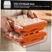 UKCOCO Plastic Drawers Egg Storage Box Egg Tray for Refrigerator Fridge Bins Refrigerator Egg Drawer Refrigerator Supplies White 21.5x22.5x14cm - Buy Online on GoSupps.com