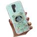 Tivenfezk Nadoli for Xiaomi Redmi 9 Treibsand B r Astronaut Hidden Stand Shell caricature glitter astronaut stand Soft silicone bling cell phone case transparent protective cover xiaomi redmi 9 green